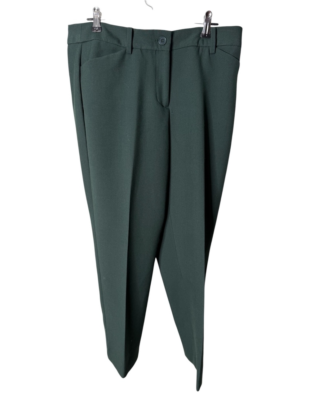 Talbots Dark Green 10P Hampshire Ankle Curvy Pants
